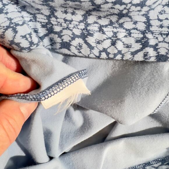 Eddie Bauer Sleeveless Sun Dress Woman's Small Blue Batik Boho Scoop Neck Resort - Picture 9 of 10